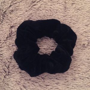 NEW Black Velvet Scrunchie